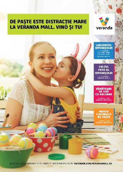 De Paste, intreaga familie se bucura de surprize la Veranda Mall